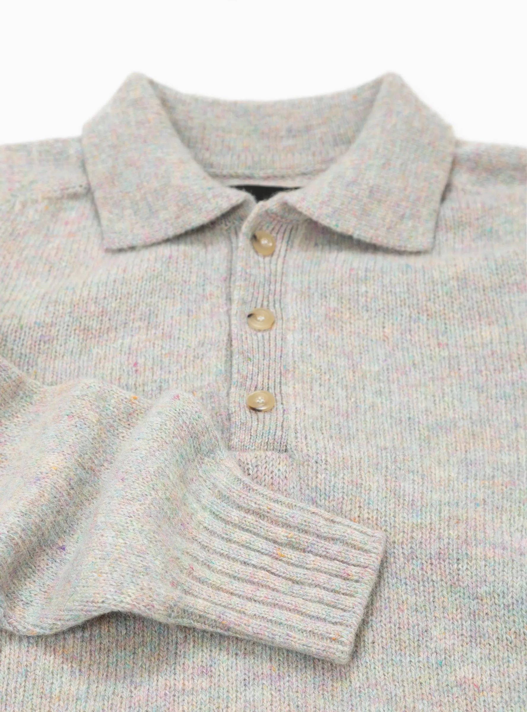 Ghost Pressure Polo Sweater Galaxy Grey