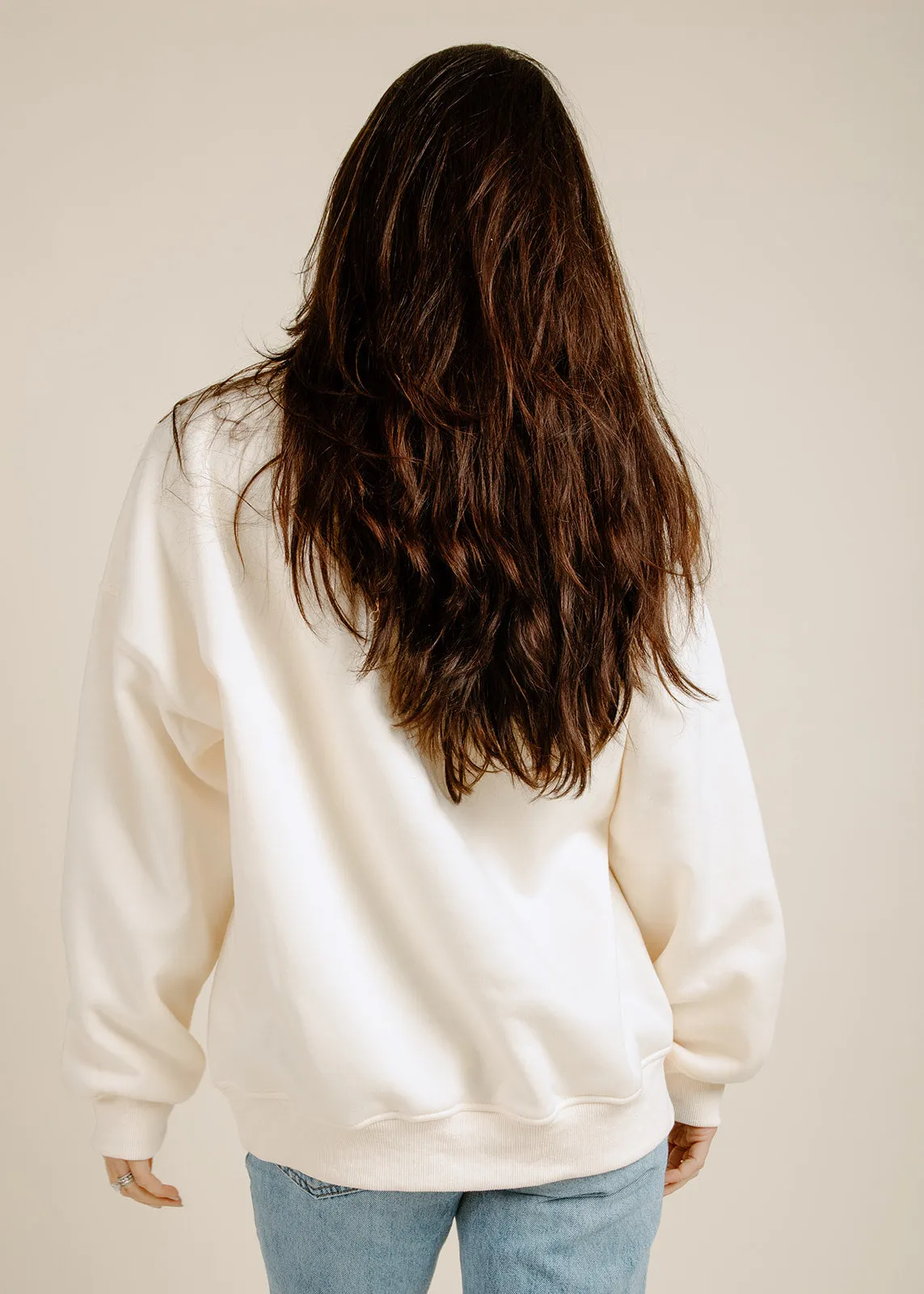 Good Vibes Sweatshirt - Cream