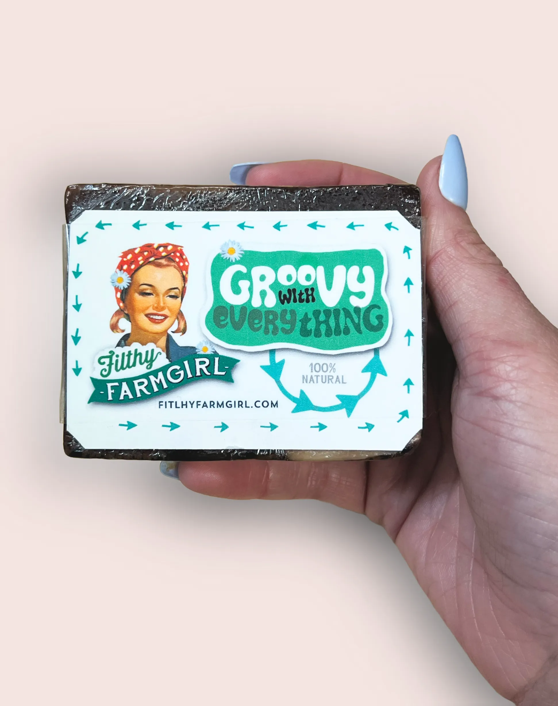 Groovy with Everything Soap | Patchouli Sandalwood | Filthy Farm Girl