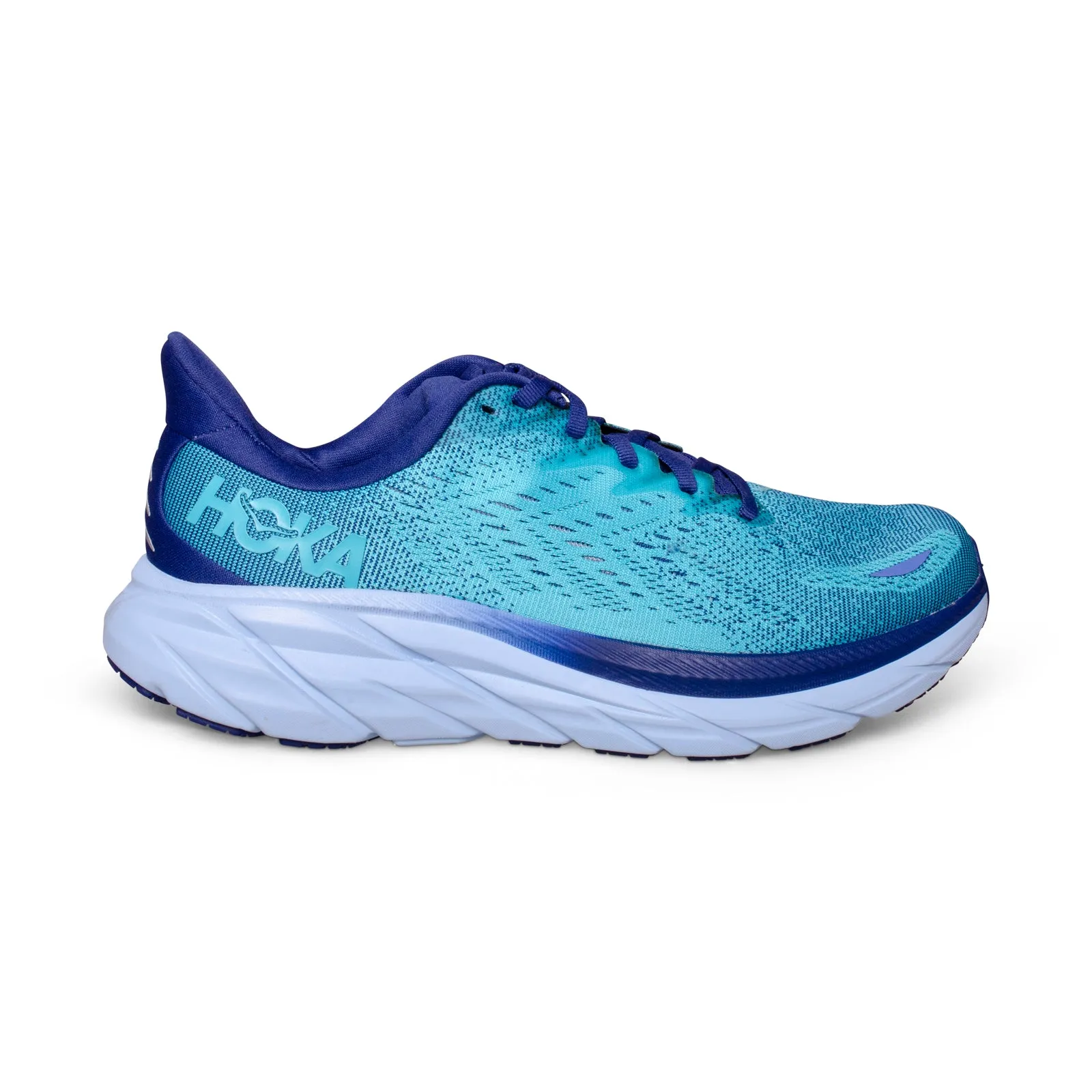 Hoka One One Clifton 8 Bellwether Blue Scuba Blue Running Shoes - Women's