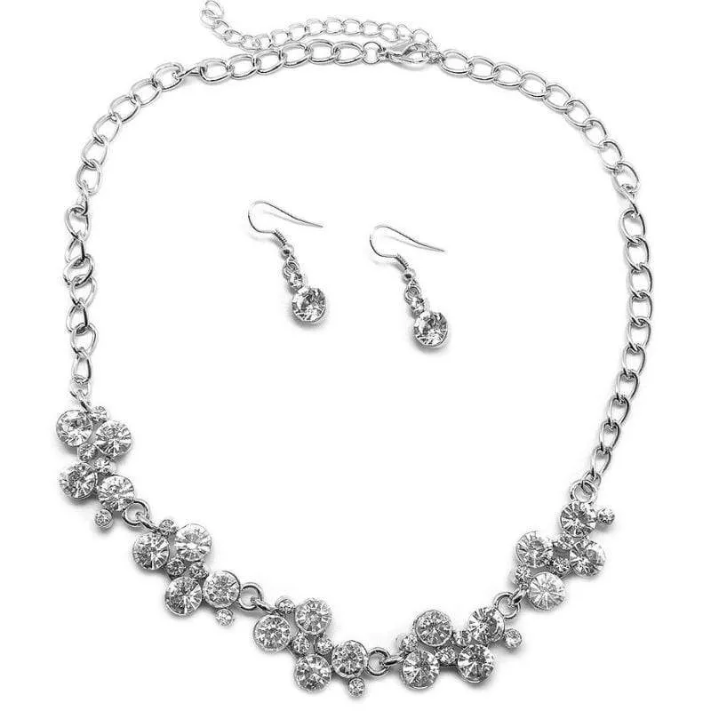 Hollywood Hills White Rhinestone Blockbuster Set