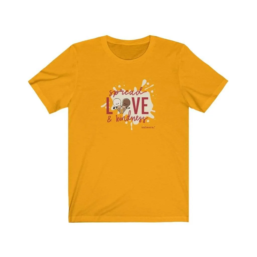 Ice Cream, Love & Kindness - Relaxed Fit T-shirt