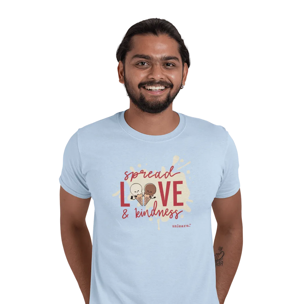 Ice Cream, Love & Kindness - Relaxed Fit T-shirt