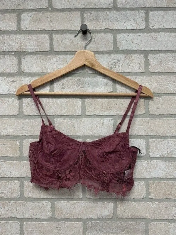 Jr Bralette - Lace - Mauve