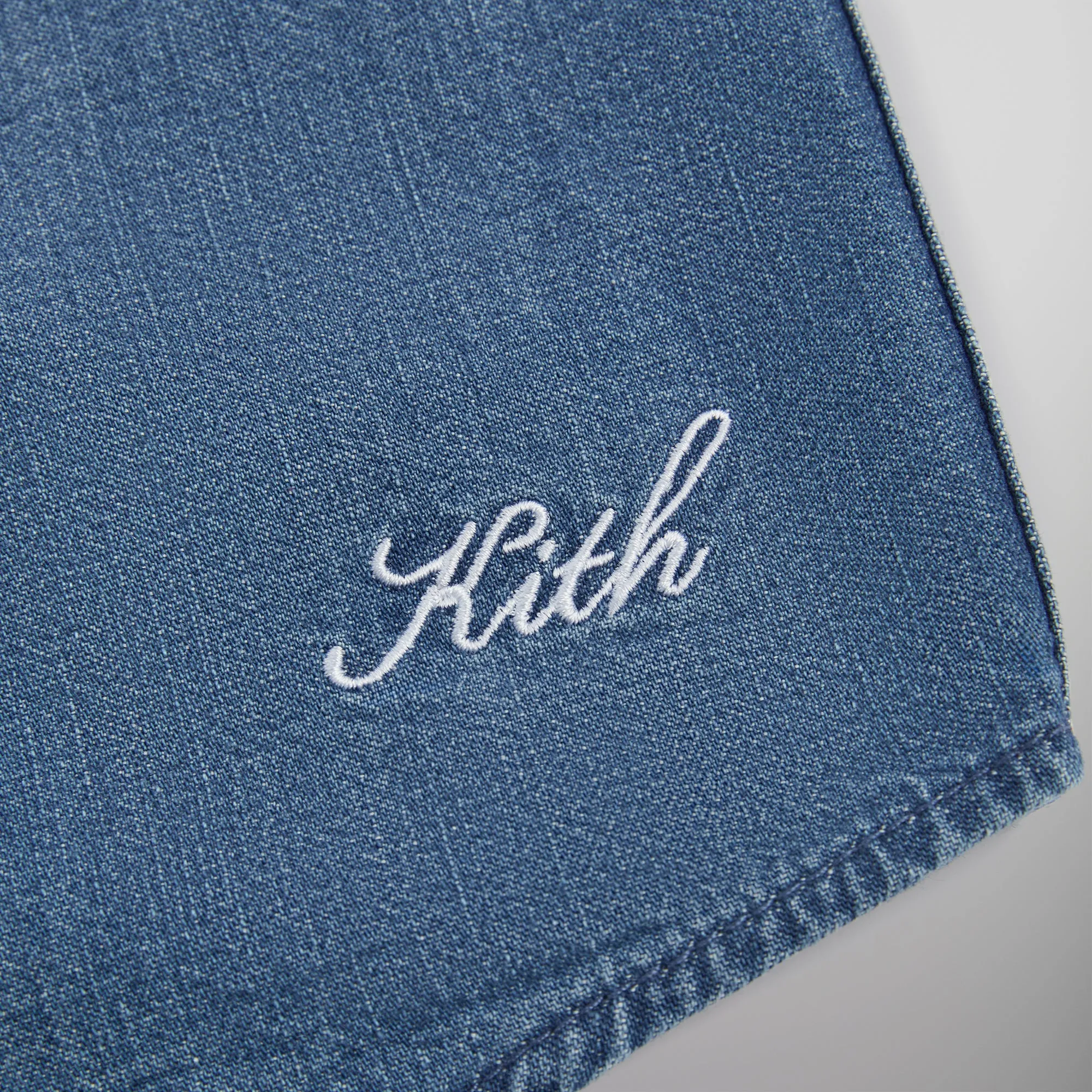 Kith Chambray Apollo Shirt - Mid Indigo