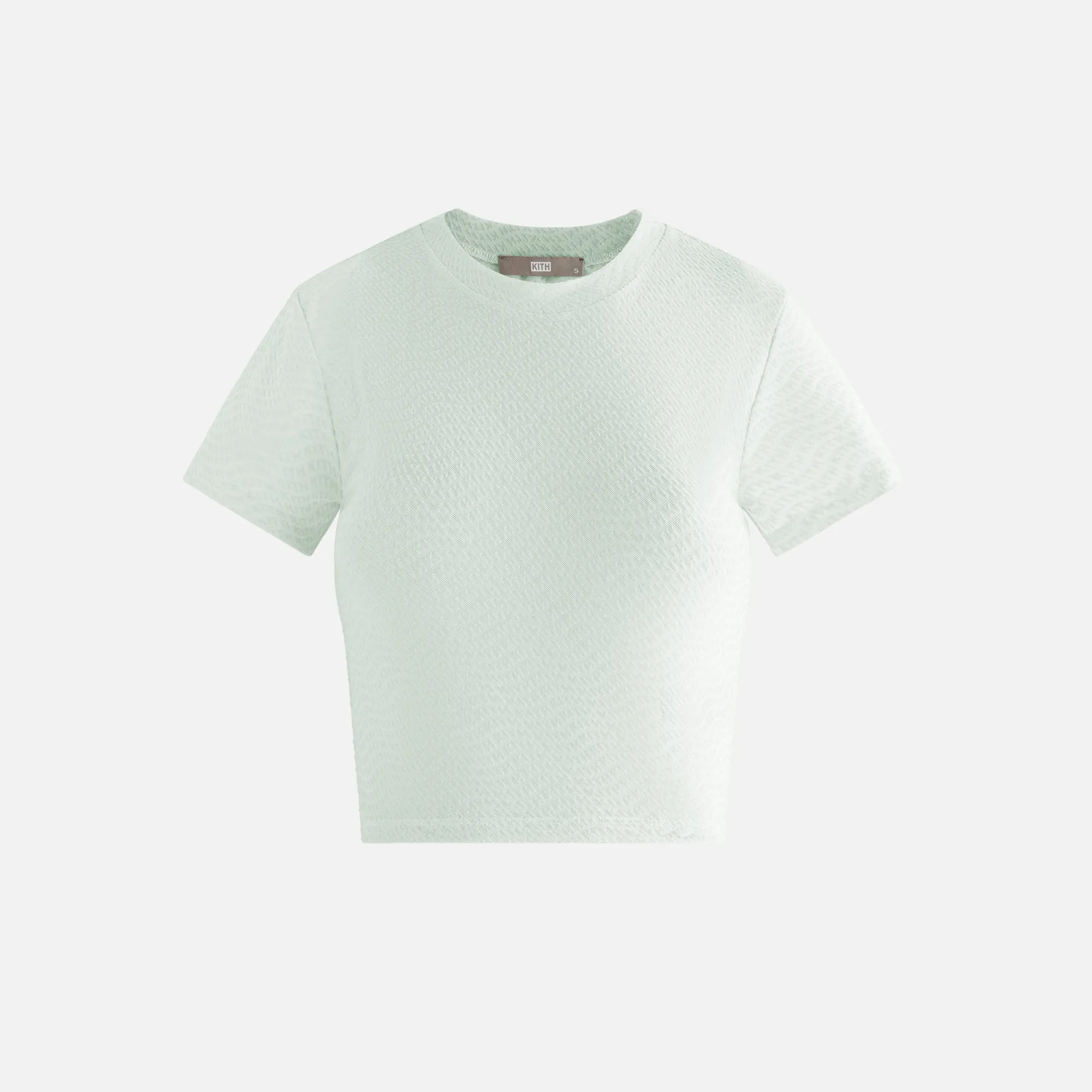 Kith Women Mulberry III Monogram Wave Mesh Tee - Patina