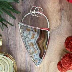 Laguna Lace Agate Pendant