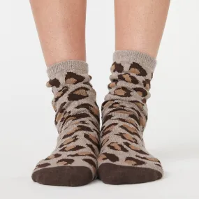 Leopard Calf Socks