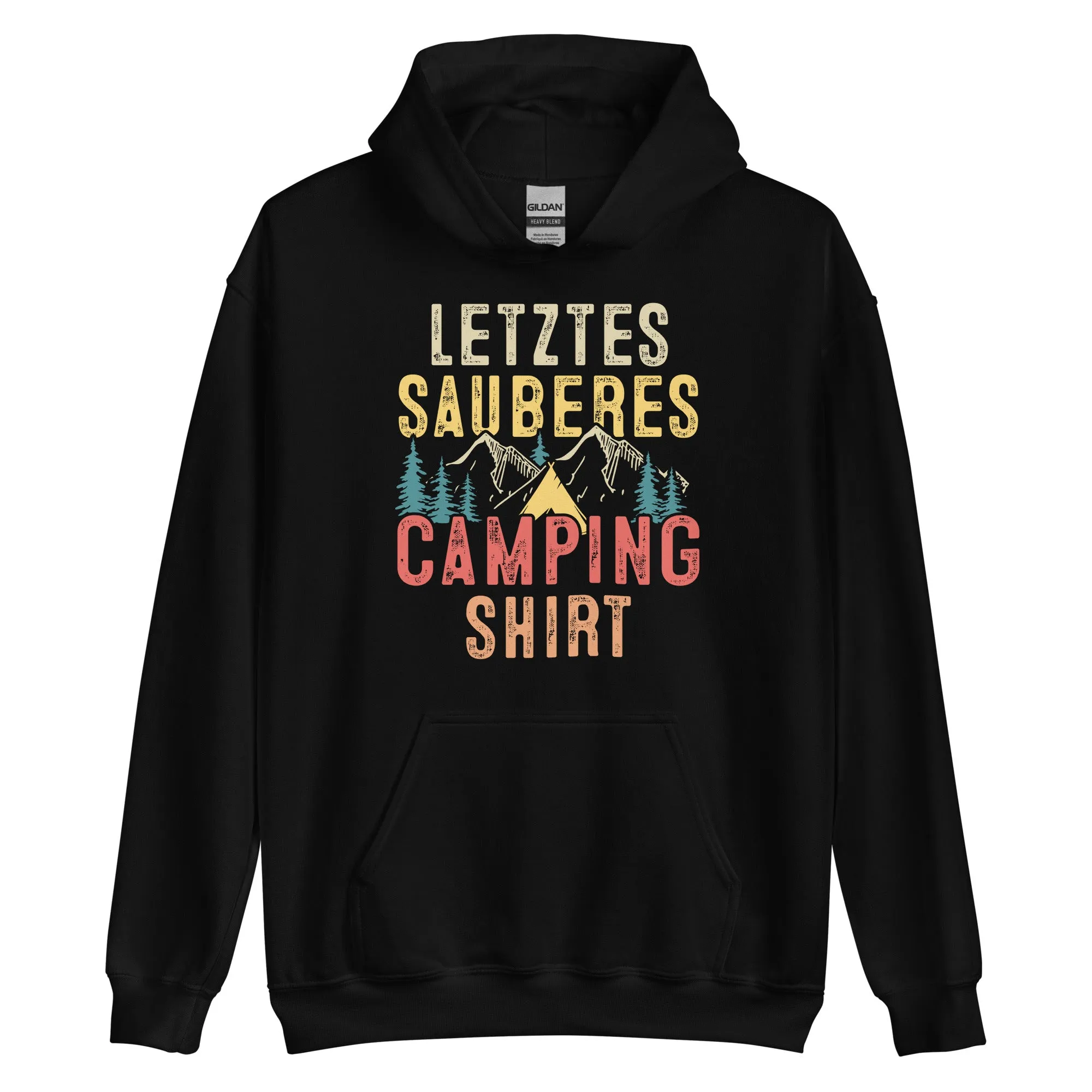 Letztes Sauberes Camping Shirt - Unisex Hoodie