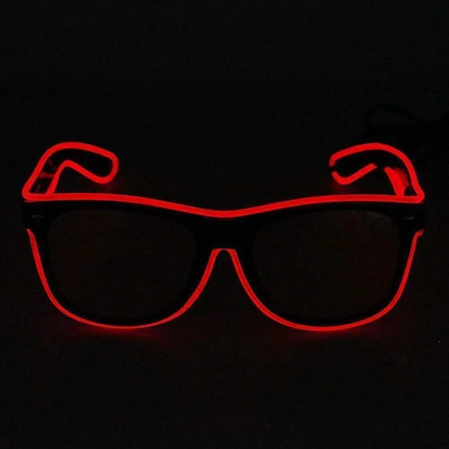 Light up LED Glasses - Red