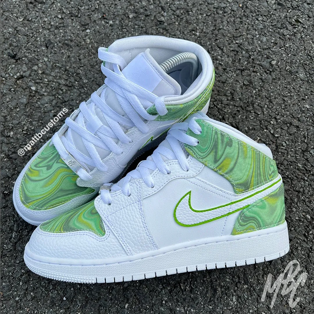 Liquid Marble - Jordan 1 Mid Custom