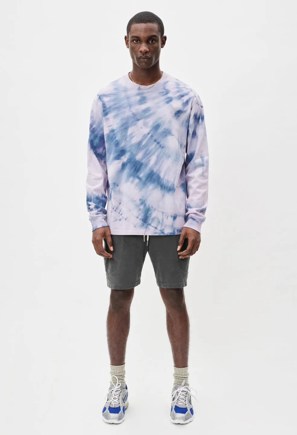 LS University Tee / Reflection Tie Dye