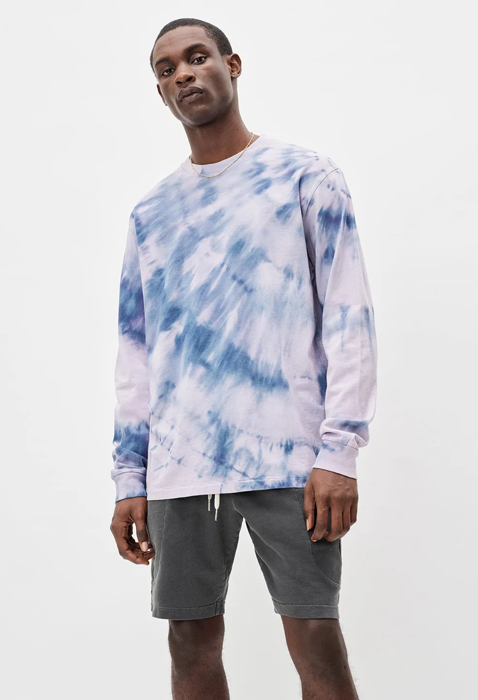 LS University Tee / Reflection Tie Dye