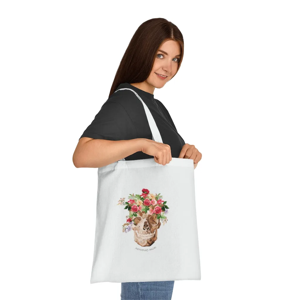 Memento Mori Catholic Cotton Tote Bag