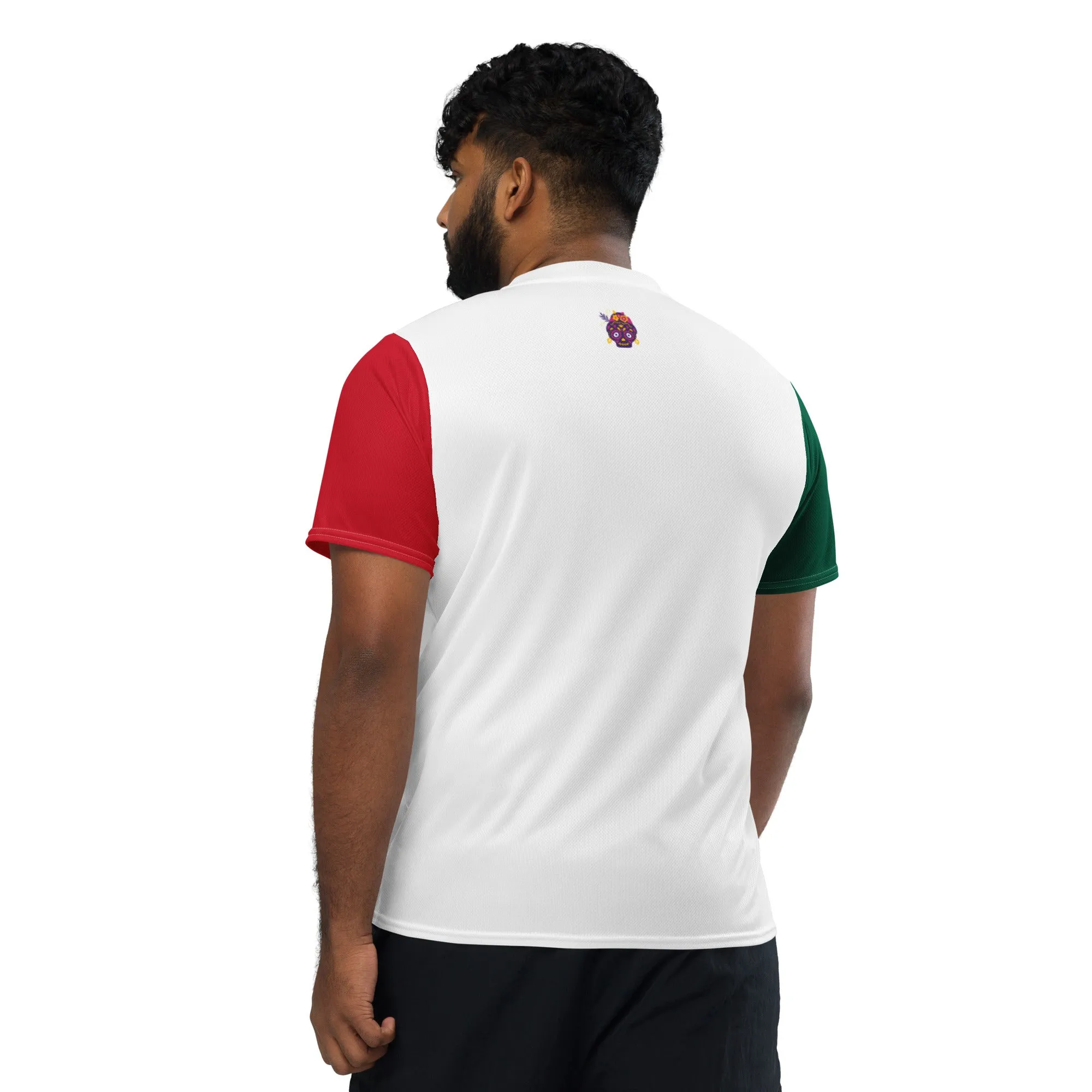 Mexico Flag Recycled Polyester Unisex Sports Jersey Sizes 2XS - 6XL