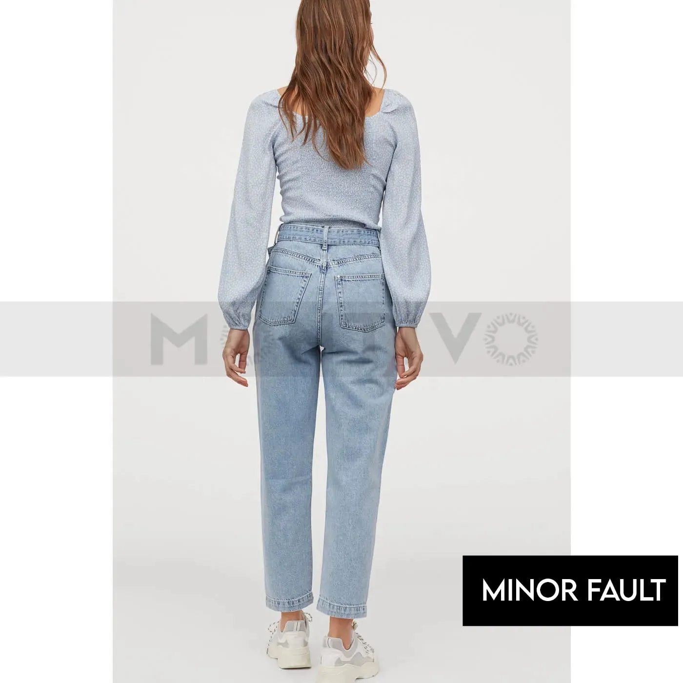 (Minor Fault) Light Blue Slouchy Mom Jeans