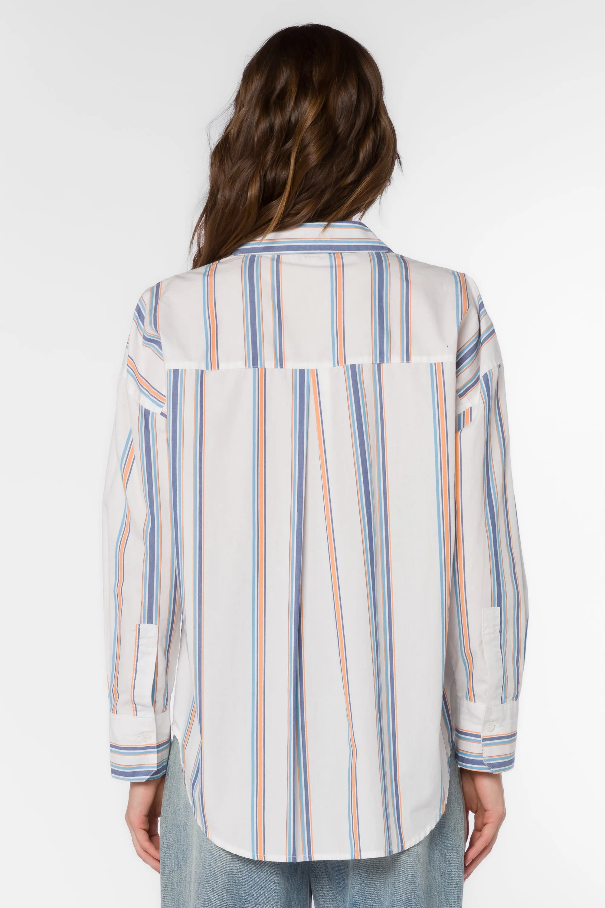 Mitch Blue Stripe Shirt