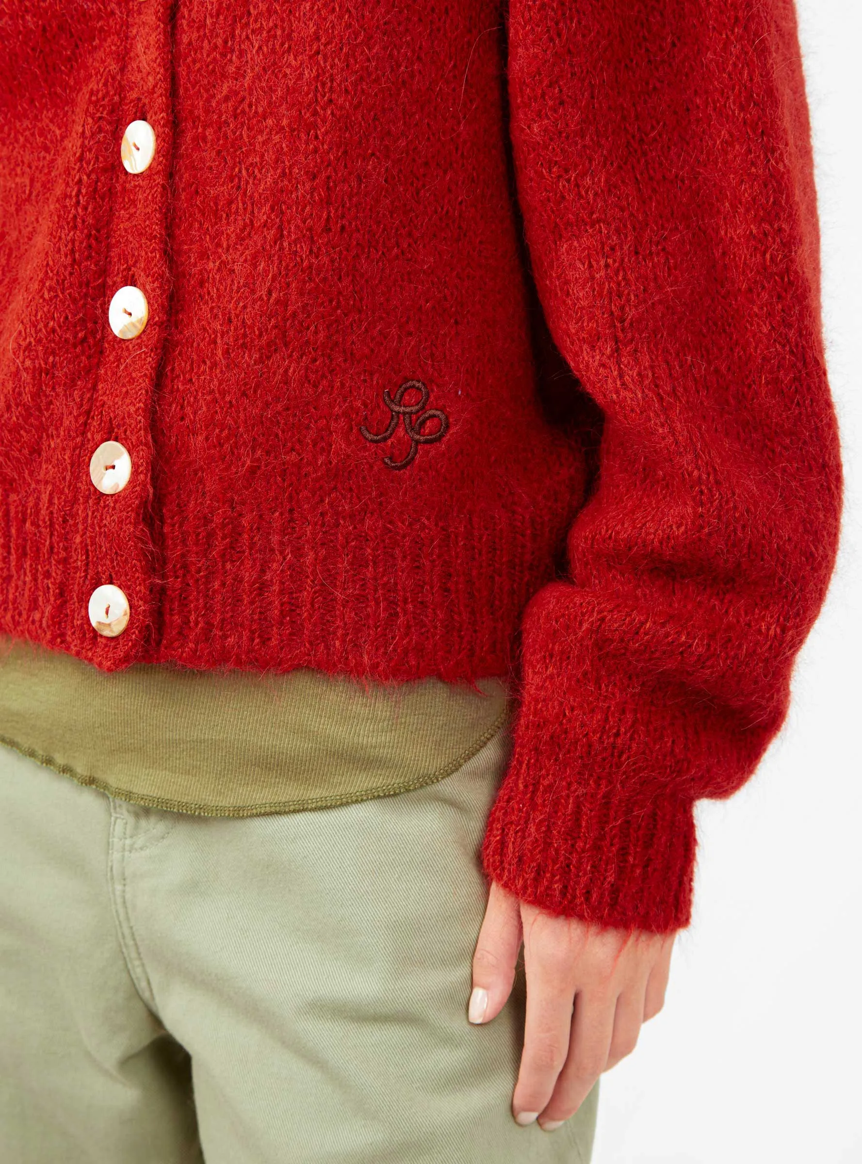 Nala Cardigan Red