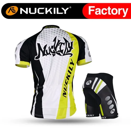 Nuckily Mycycology MA007-MB007 Half Sleeves Jersey and Gel Padded Shorts