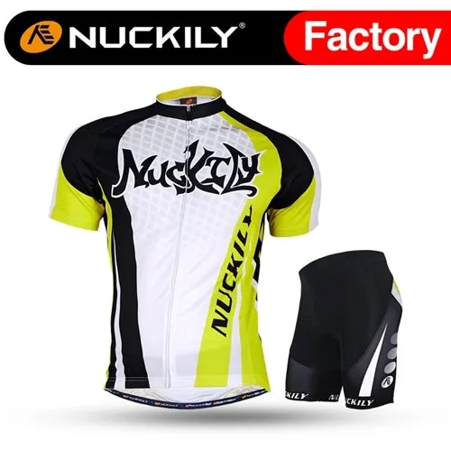 Nuckily Mycycology MA007-MB007 Half Sleeves Jersey and Gel Padded Shorts