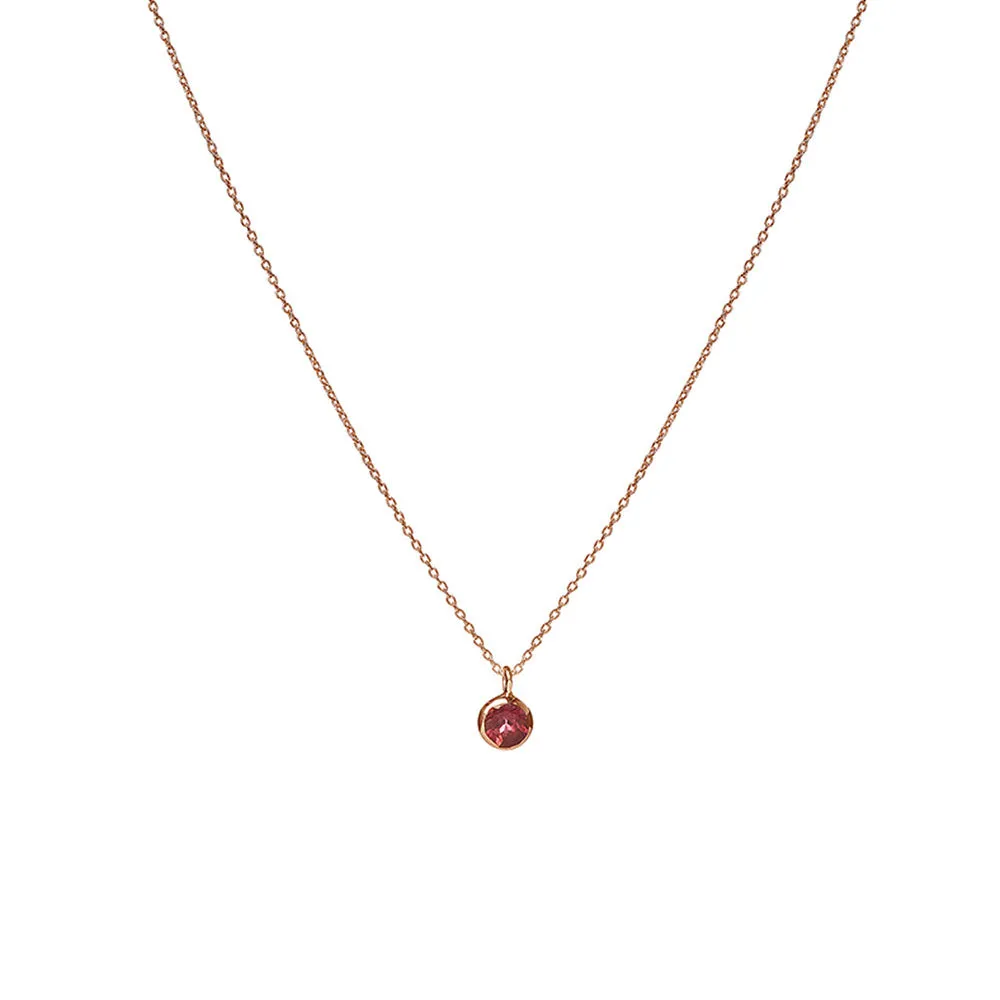 October Birthstone Necklace