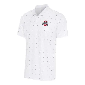 Ohio State Buckeyes 19th Hole Diamond Print Polo