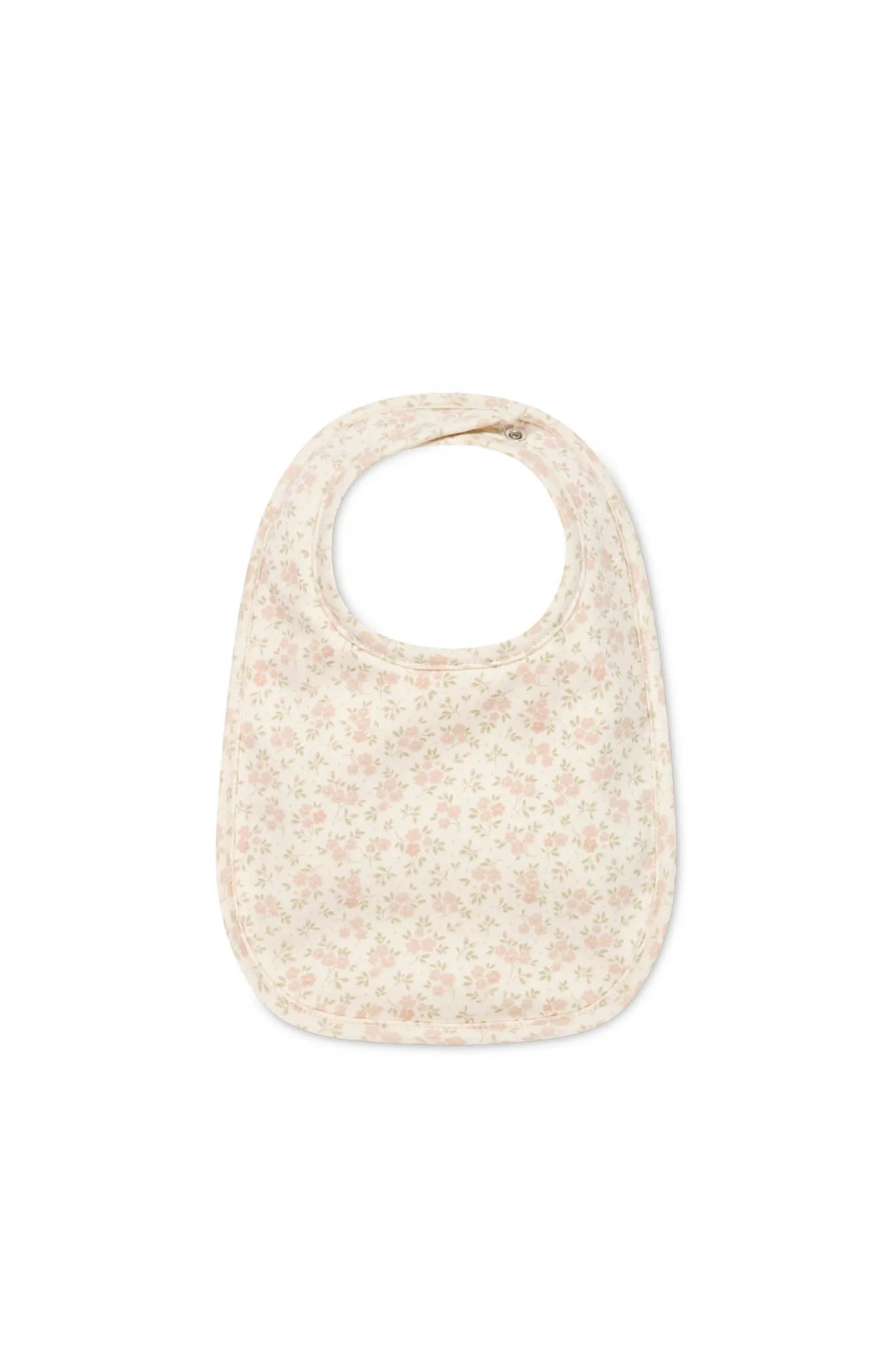 Organic Cotton Bib - Rosalie Floral Mauve