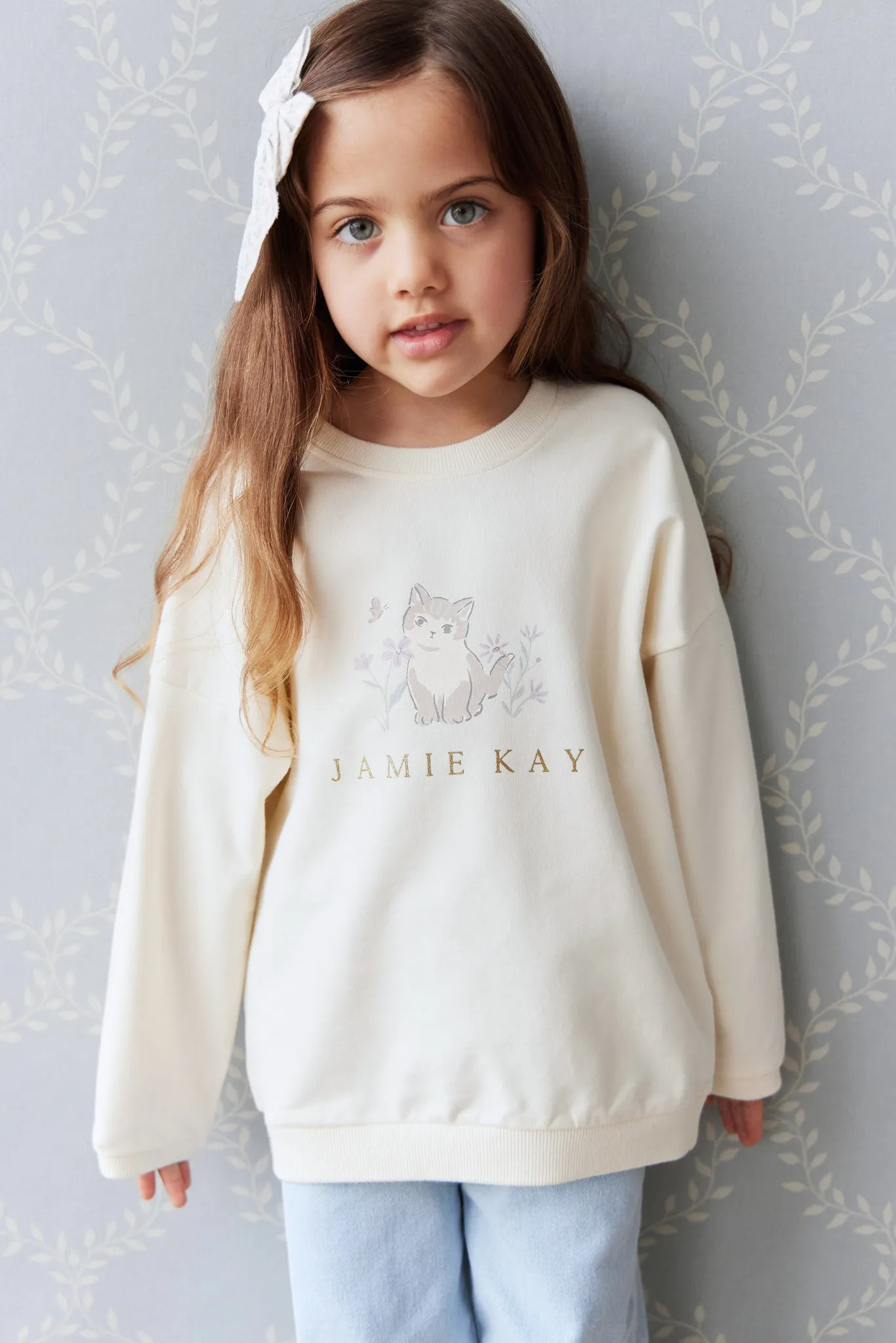 Organic Cotton Bobbie Sweatshirt - Parchment