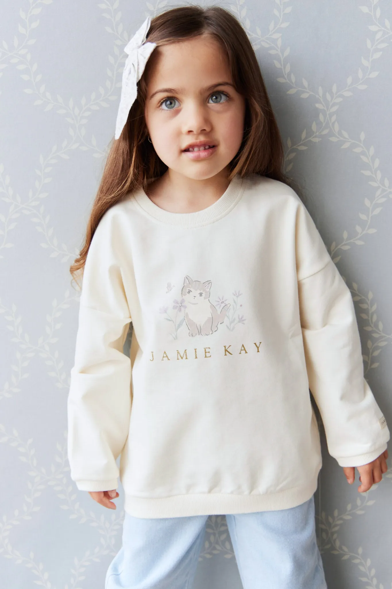 Organic Cotton Bobbie Sweatshirt - Parchment