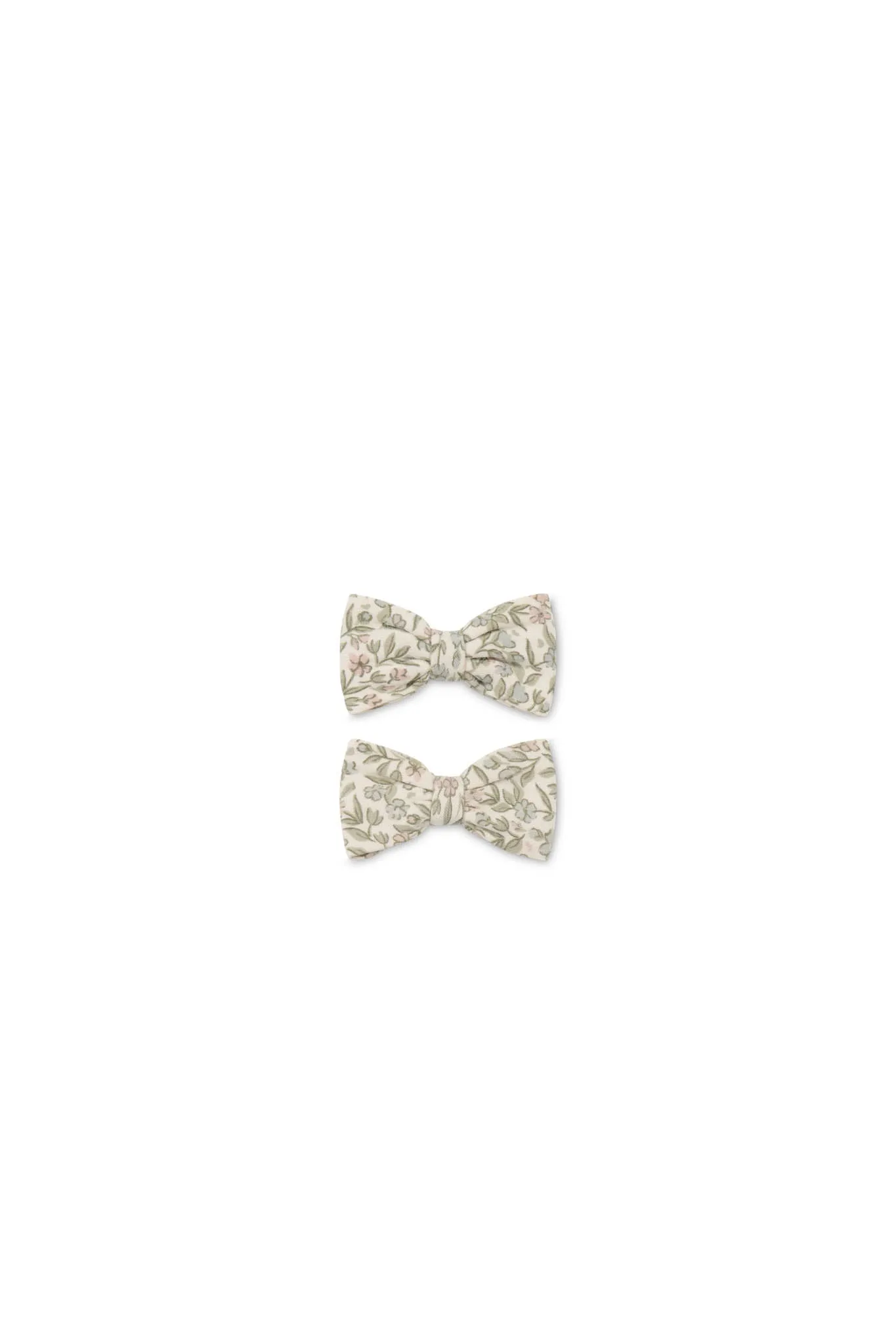 Organic Cotton Bow 2PK - Ariella Eggnog