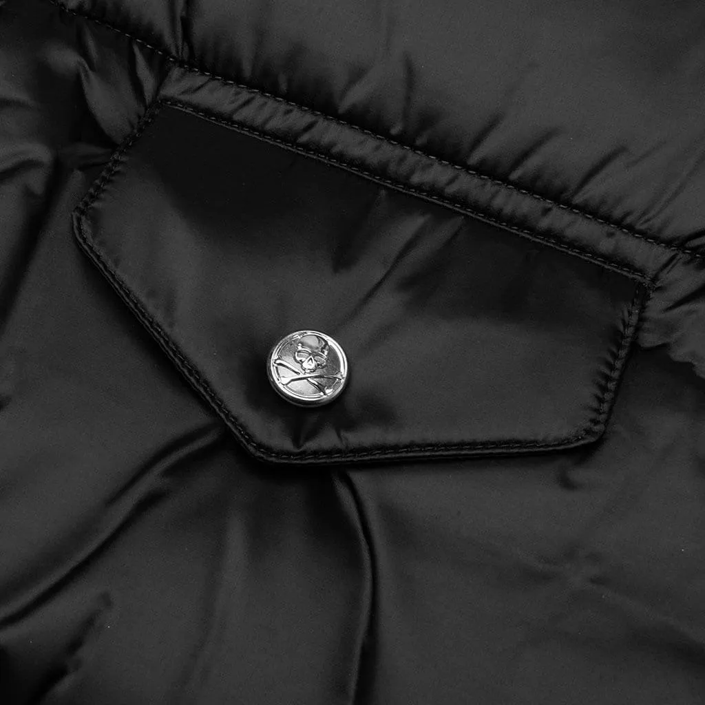 Padded Shirt Jacket - Black