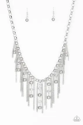 Paparazzi Ever Rebellious - Silver Necklace