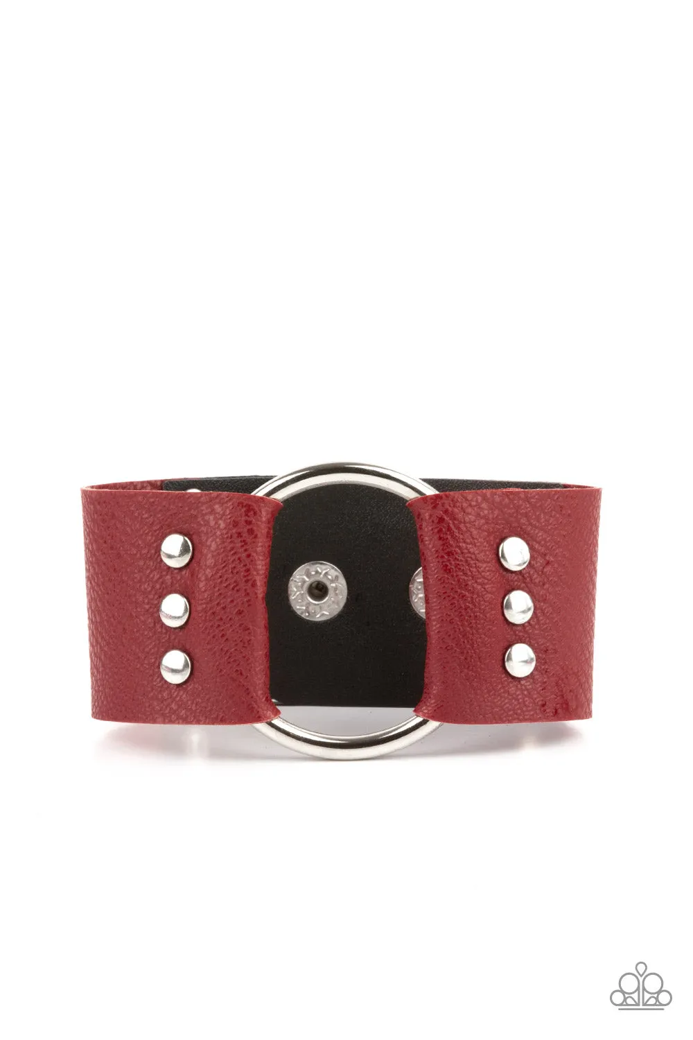 Paparazzi Moto Mayhem Red Urban Bracelet