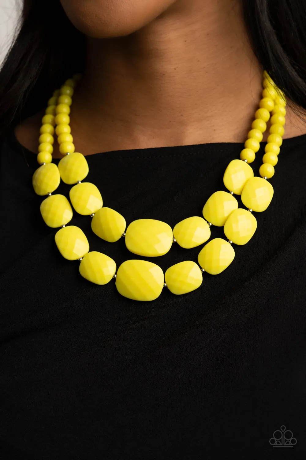 Paparazzi Resort Ready - Yellow Necklace