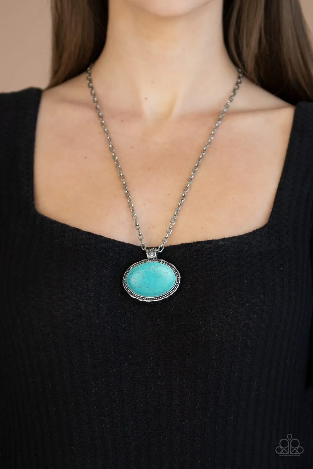 Paparazzi Sedimentary Colors - Blue Necklace