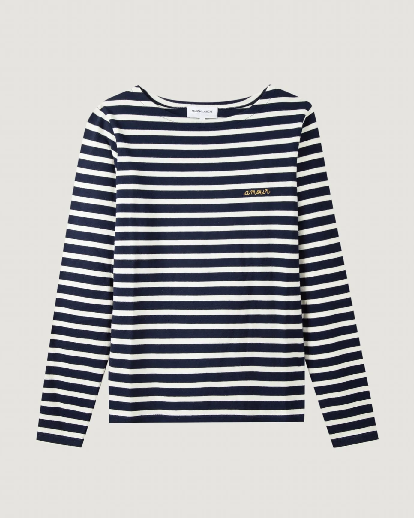 Personalizable Womens Long sleeved colombier sailor shirt