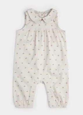 Petit Lem - Tulip Print Linen Jumpsuit