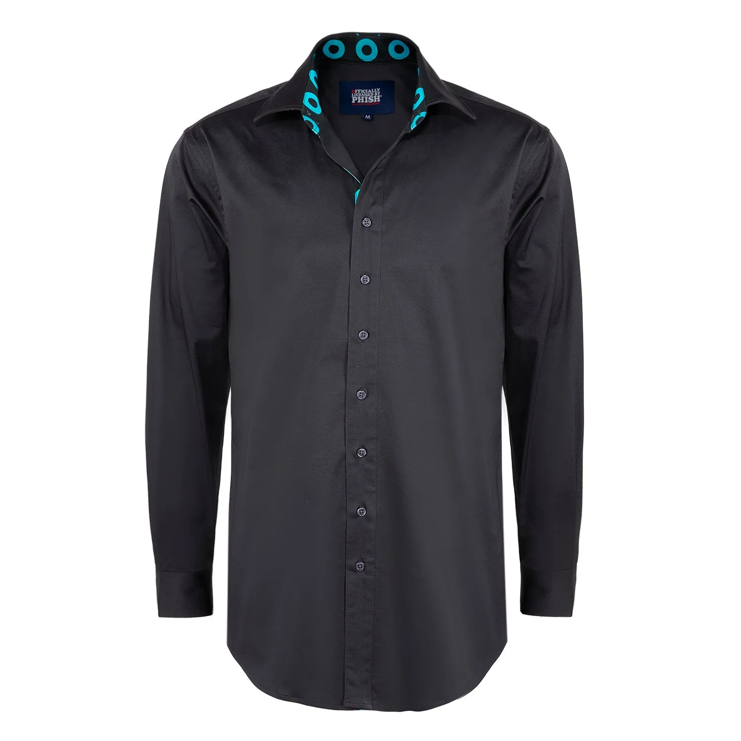 Phish Dark | Long Sleeve Button Down | Grey