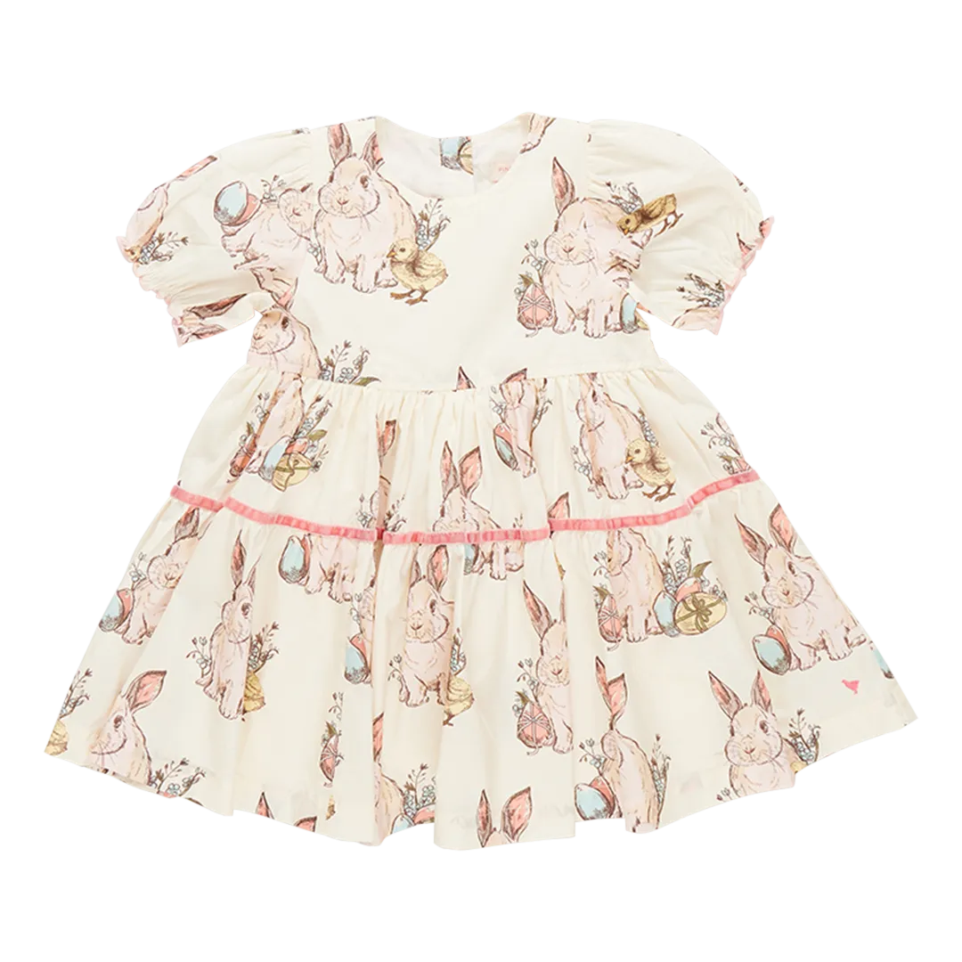 Pink Chicken Girls Maribelle Dress - Bunny Friends