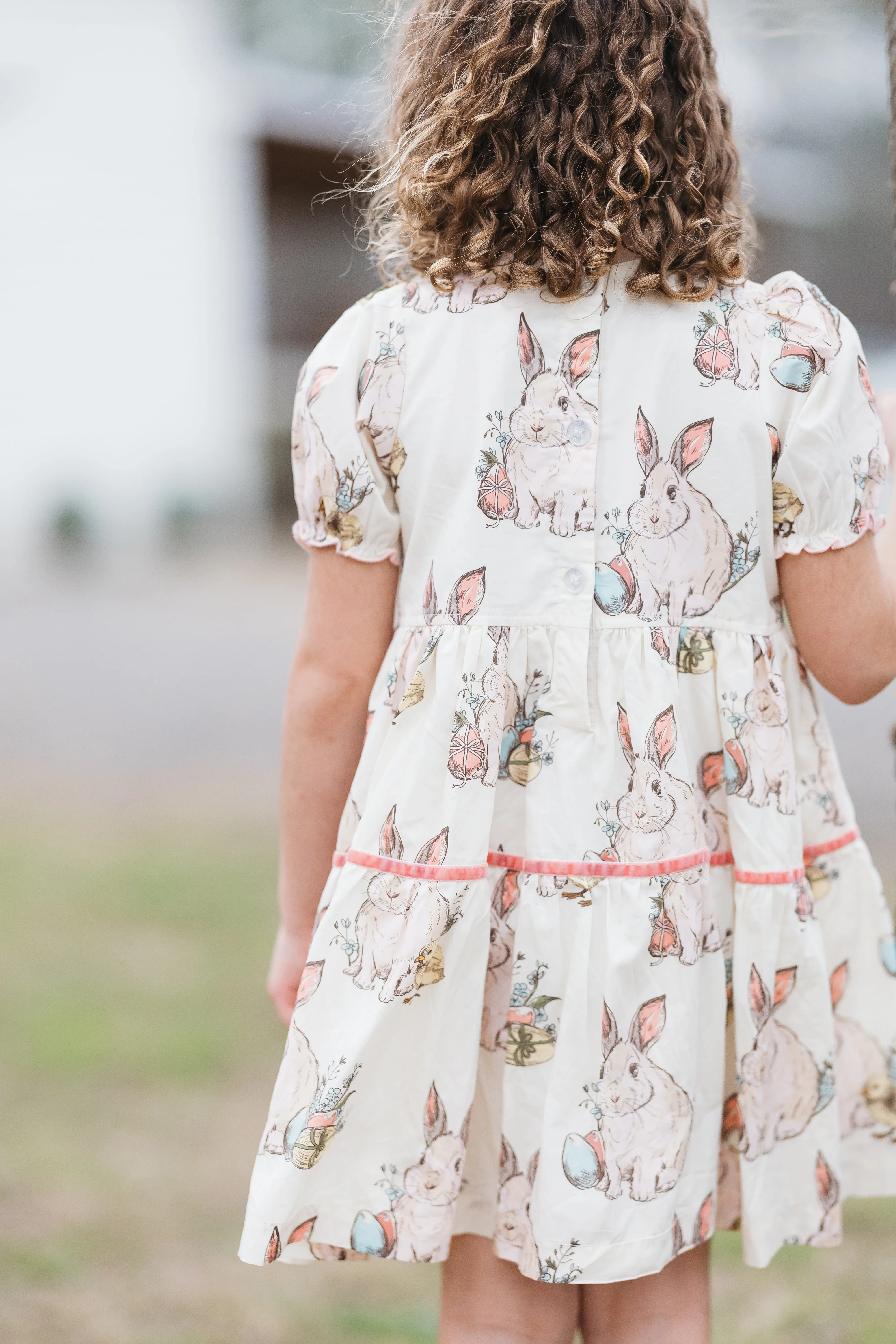 Pink Chicken Girls Maribelle Dress - Bunny Friends