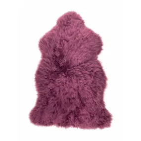 Plum - XXL Long Wool Sheepskin Rug - Australian Merino Sheepskin