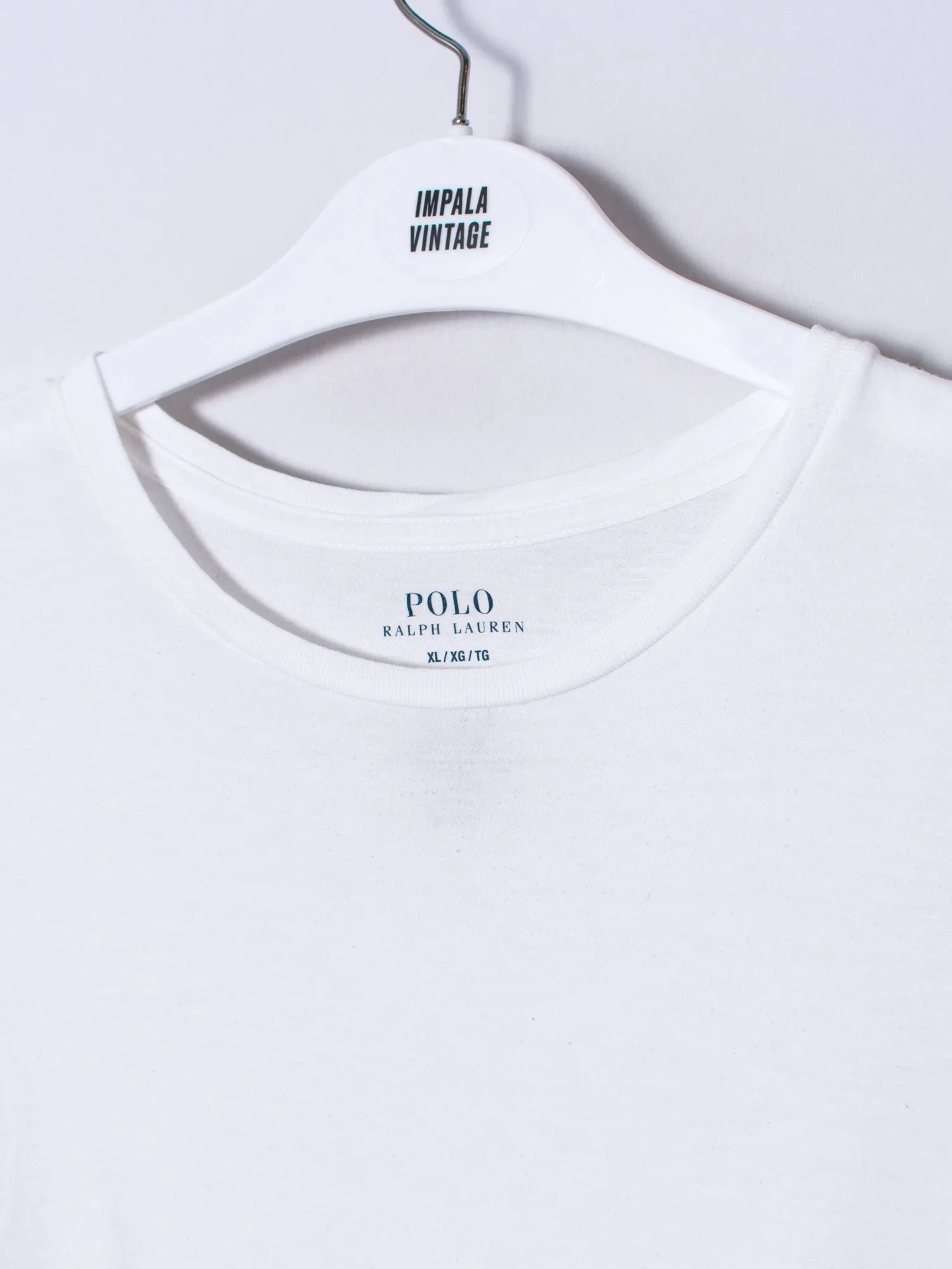 Polo Ralph Lauren White Cotton Tee