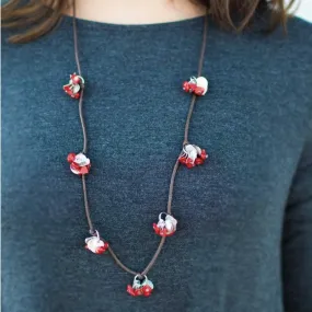 Positively Paleo Red Necklace