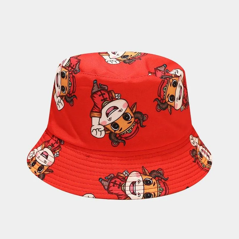 Print Two Side Fisherman Hat