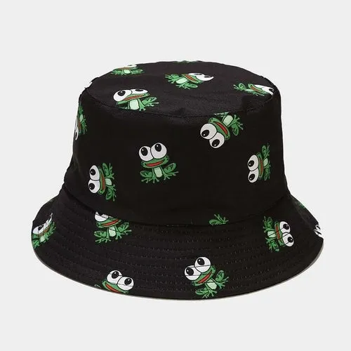 Print Two Side Fisherman Hat