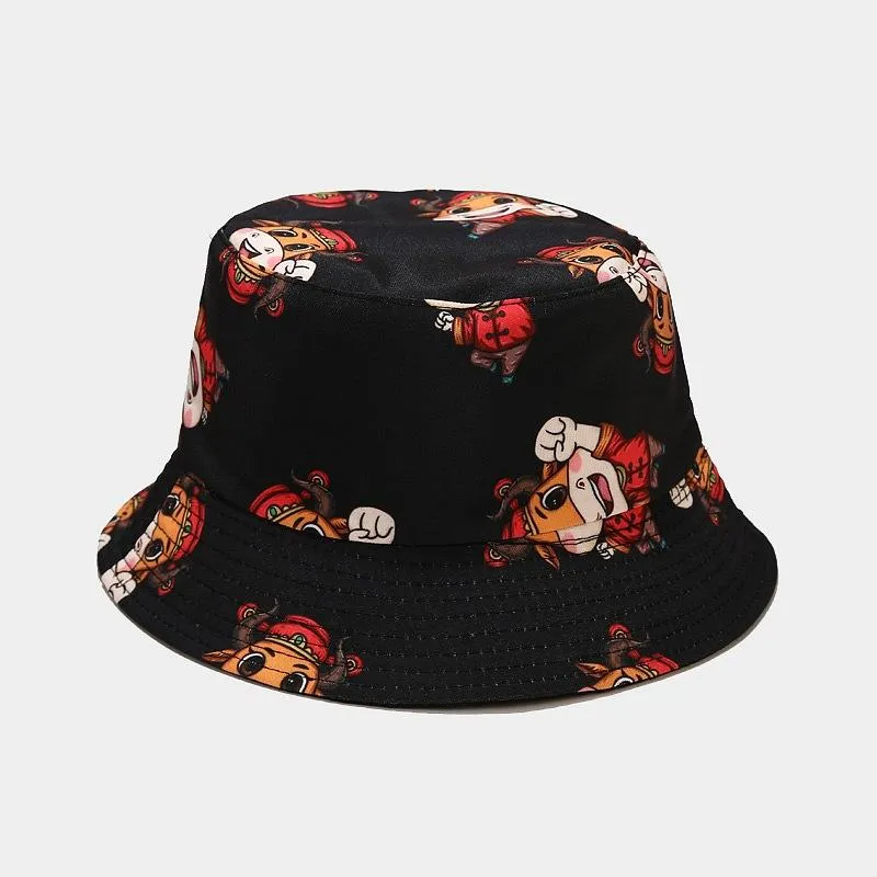 Print Two Side Fisherman Hat