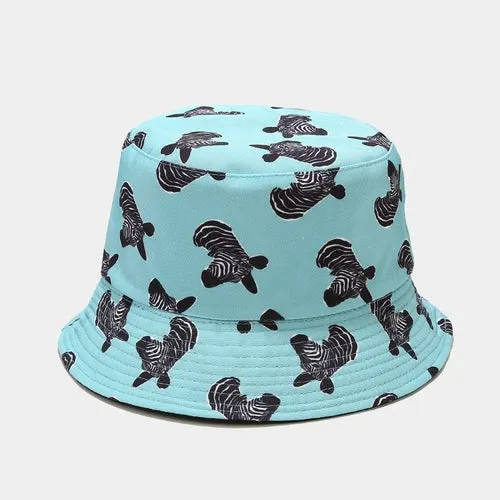 Print Two Side Fisherman Hat