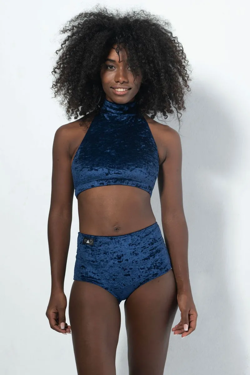 RAD Eve Top - Velvet Navy Blue