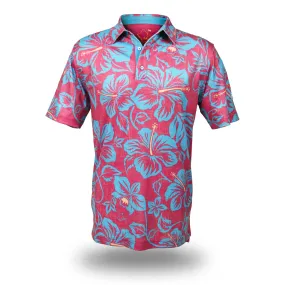 Raspberry Bloom - OGA Youth Polo -  Raspberry Blue