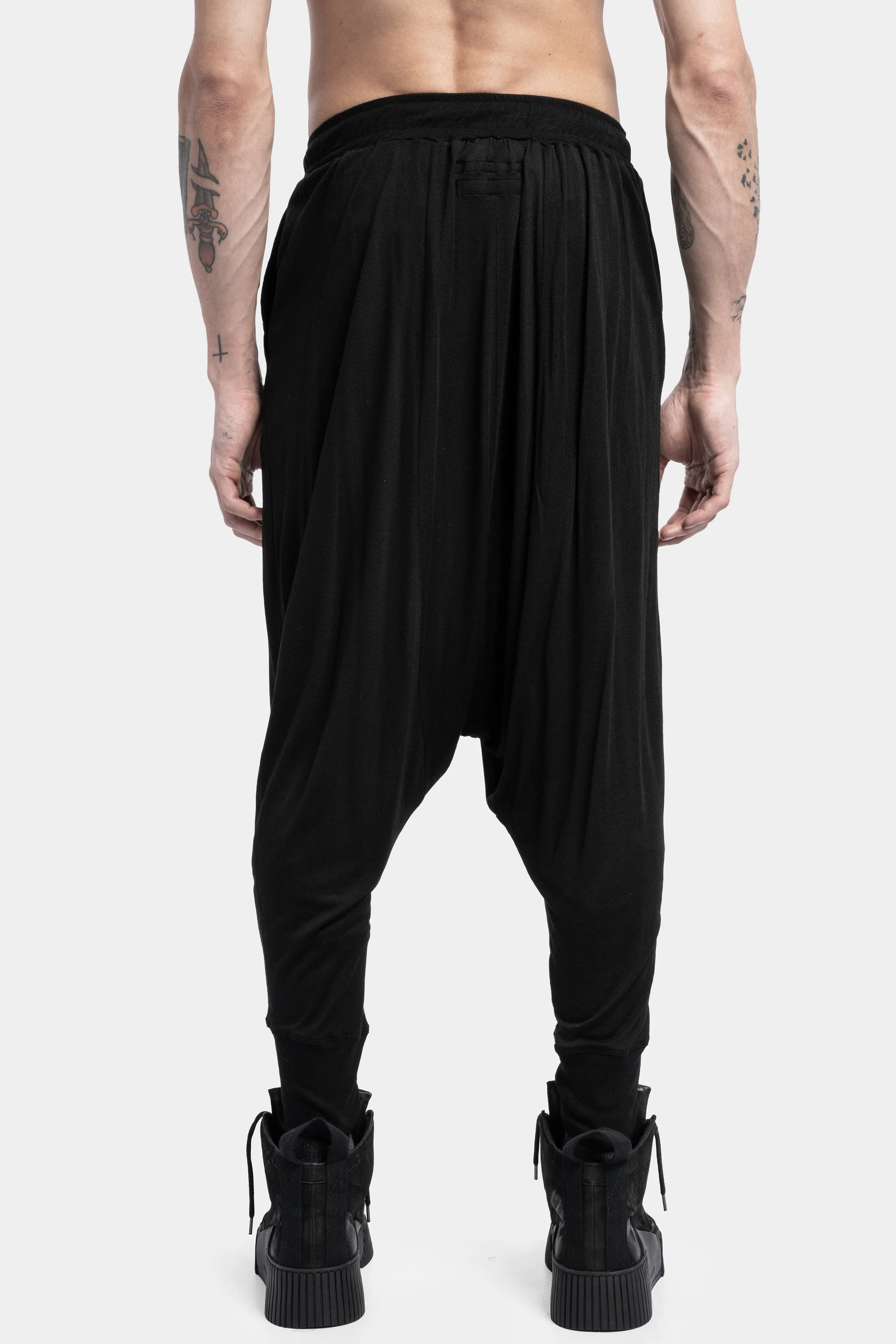 Rayon / Silk Drop Crotch Pants